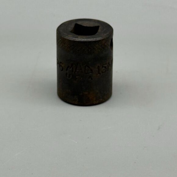 Mac Tools USA 15mm 6 Point 3/8" Drive Shallow Impact Socket XP6 15MM - Picture 2 of 5
